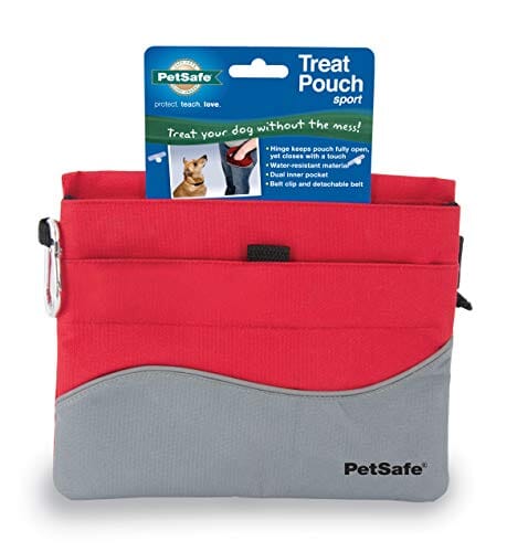 Petsafe Treat Pouch Sport Dog Treat Jar - Red - 7 X 9 In  