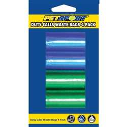 PetSport Duty Calls Waste Bag Refills - Assorted - 4 pk  