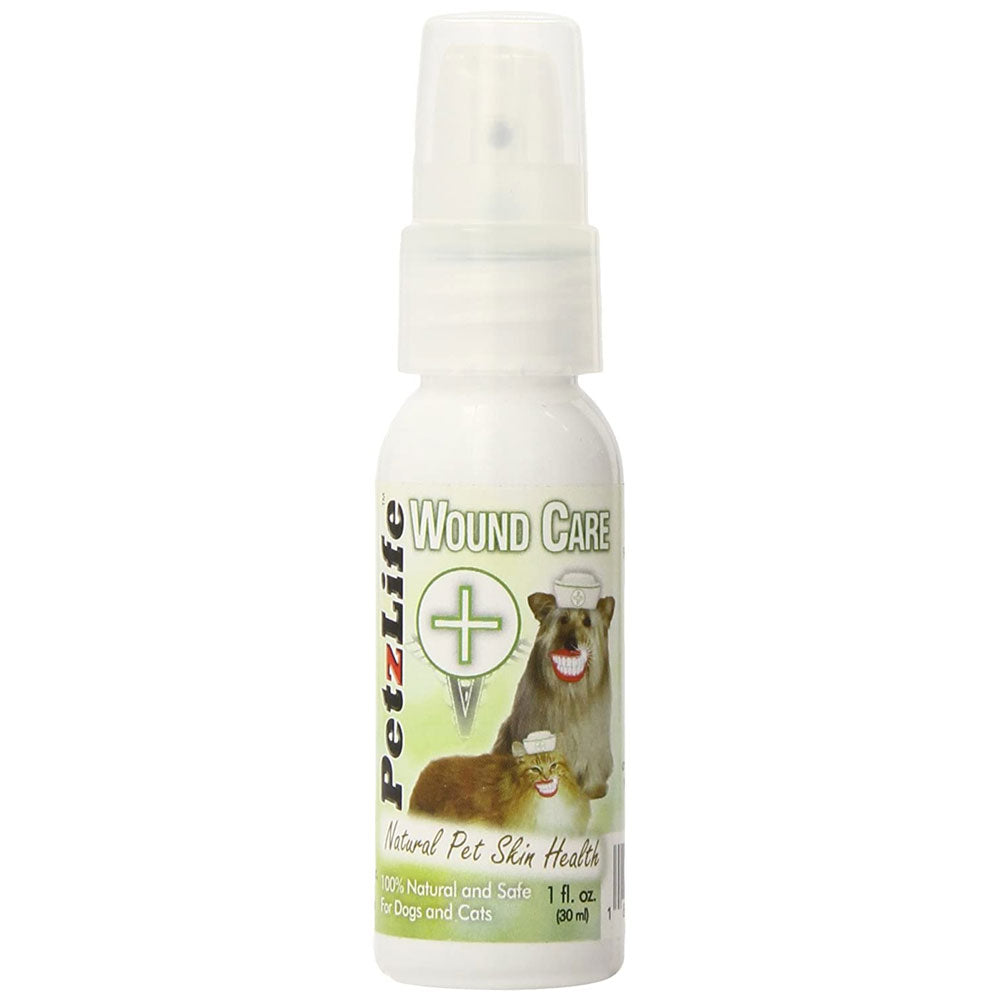 PETZLIFE All-Naural Wound Care Spray for Dogs and Cats   - 1 oz  