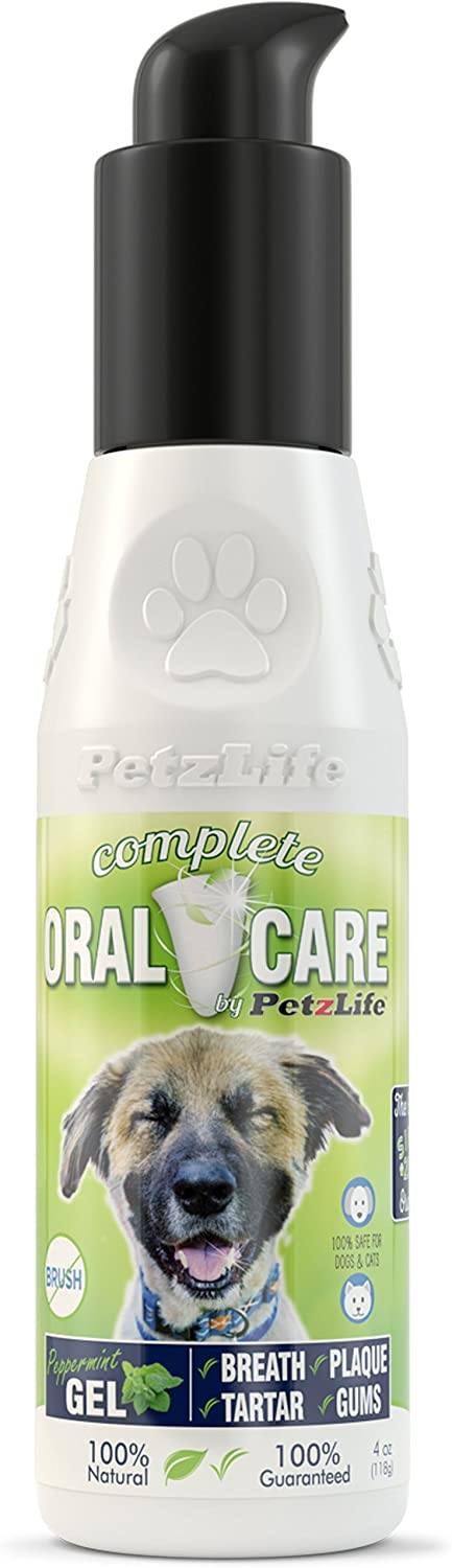 PETZLIFE Peppermint Gel Oral Care for Dogs and Cats  - 1 oz  