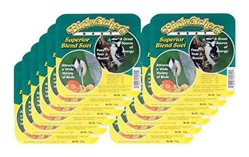 Pine Tree Farms Birdwatcher'S Best Superior Suet Cakes Wild Bird Food - Superior - 11 Oz - 12 Pack  