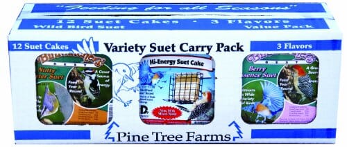 Pine Tree Farms Birdwatcher'S Variety Suet Cakes Value Pack Wild Bird Food - Nutty/Hi-E...