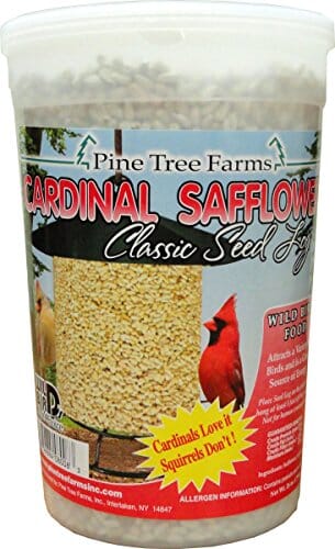 Pine Tree Farms Classic Seed Log Wild Bird Food - Cardinal Safflower - 32 Oz  