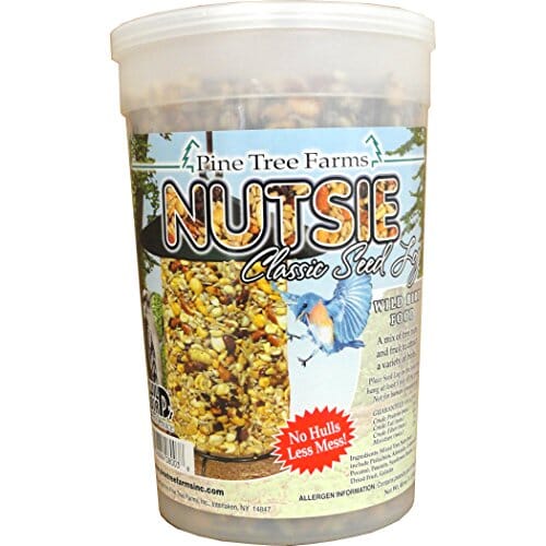 Pine Tree Farms Classic Seed Log Wild Bird Food - Nutsie - 40 Oz  