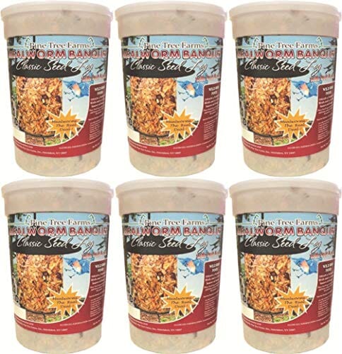 Pine Tree Farms Mealworm Banquet Classic Seed Log Wild Bird Food - 72 Oz  