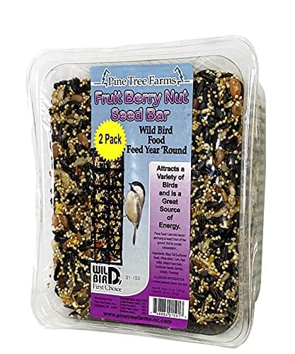 Pine Tree Farms Seed Bar Wild Bird Food - Fruitberry Nut - 14 Oz - 2 Pack  