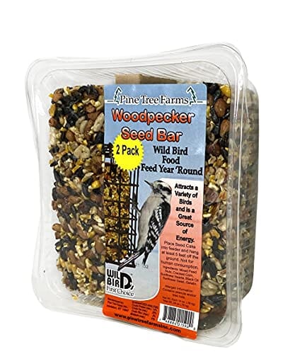 Pine Tree Farms Seed Bar Wild Bird Food - Woodpecker - 14 Oz - 2 Pack  