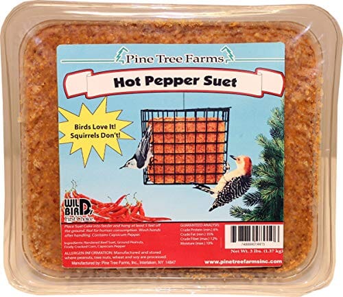 Pine Tree Farms Seed Cake Wild Bird Food - Hot Pepper - 3 Lbs  