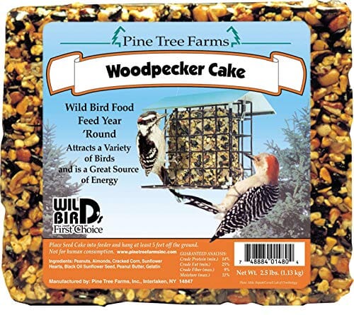 Pine Tree Farms Seed Cake Wild Bird Food - Woodpecker - 2.5 Lbs