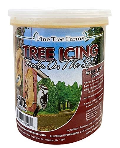 Pine Tree Farms Tree Icing Suet Spread Wild Bird Food - Peanut Butter - 1.75 Lbs  