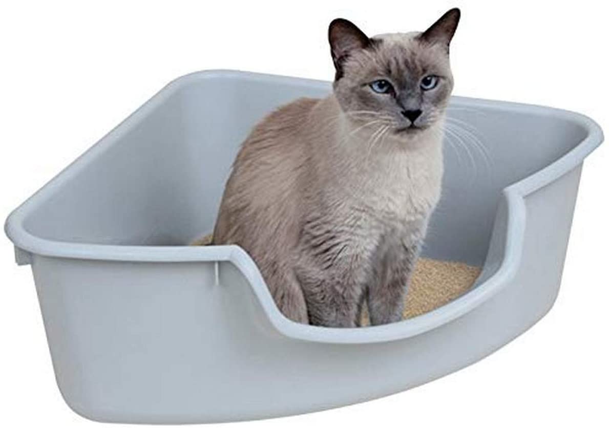 Pioneer Corner Litter Box - Gray  