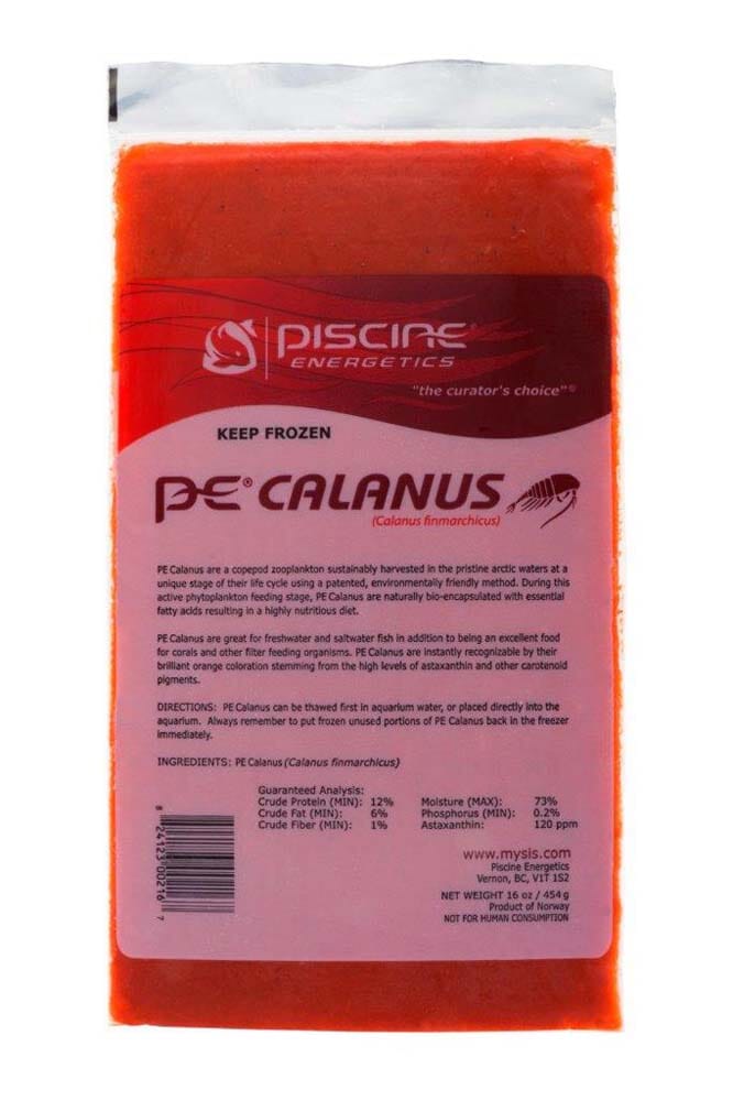 Piscine Energetics Calanus Frozen Fish Food - 16 Oz  