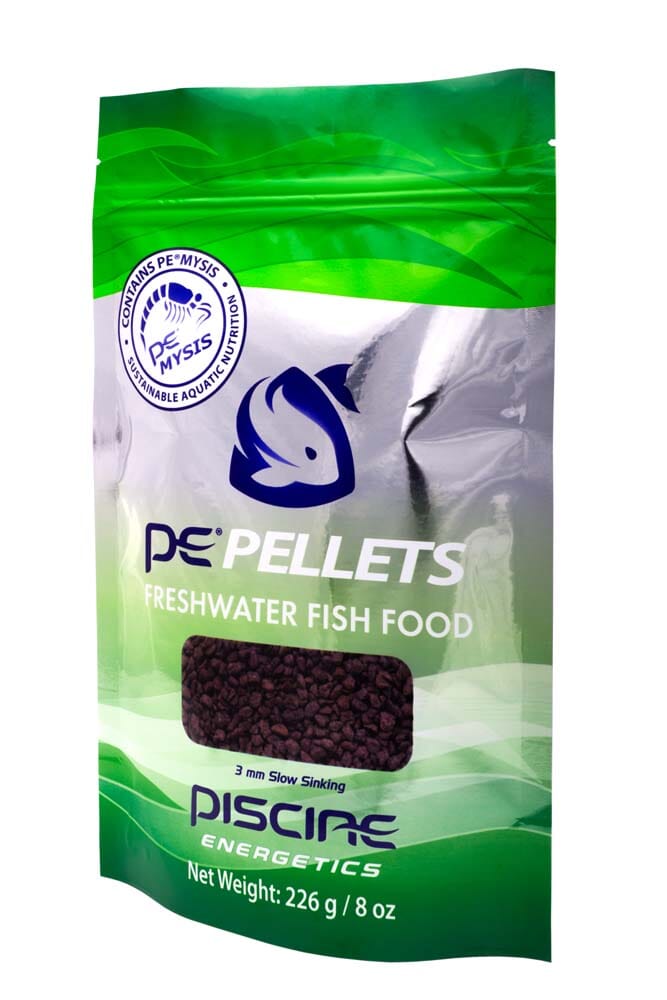 Piscine Energetics Pellets Freshwater Fish Food - 8 Oz