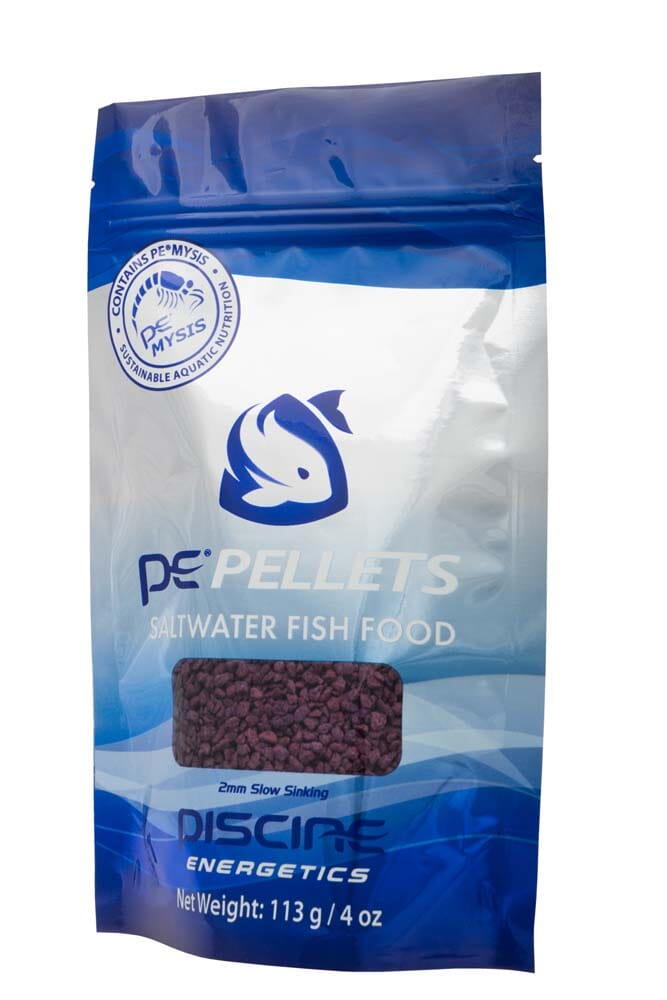 Piscine Energetics Pellets Saltwater Fish Food - 4 Oz