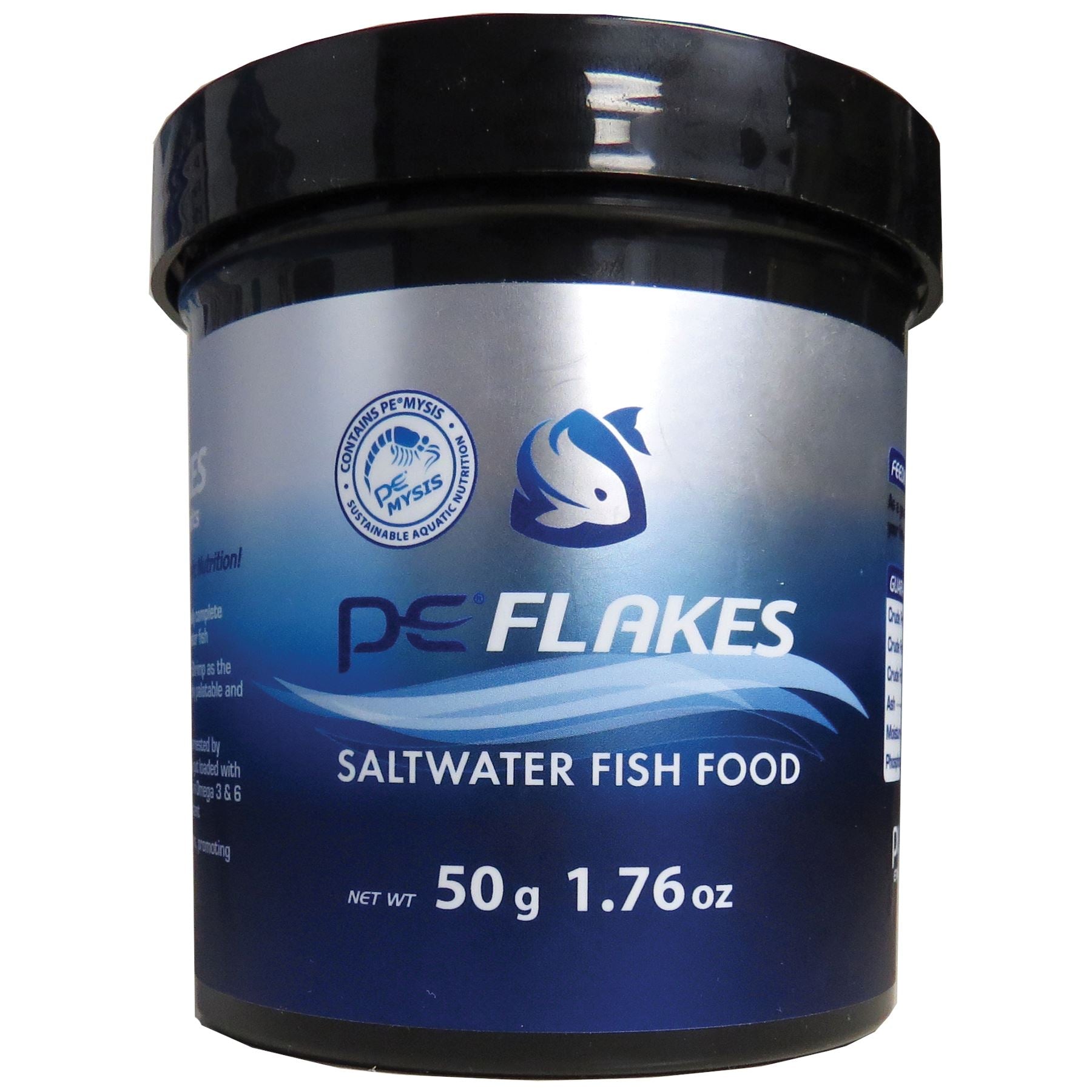 Piscine Energetics Saltwater Flakes Fish Food - 1.76 Oz  