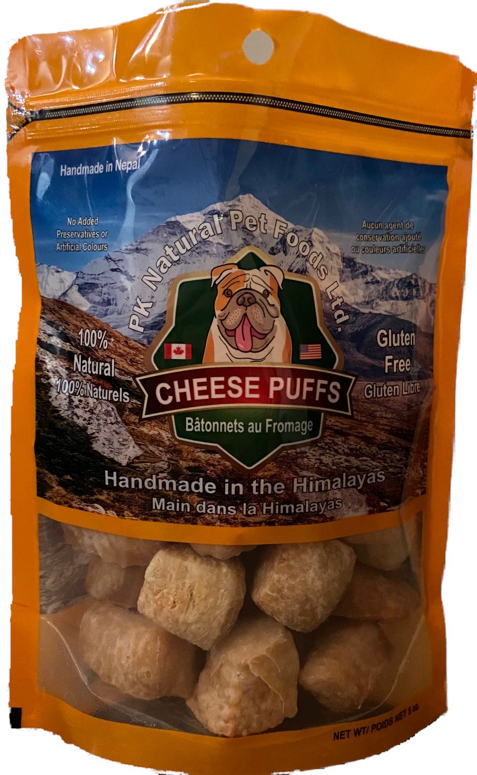 PK Naturals Cheese Puffs Dog Treats - 5 Oz  