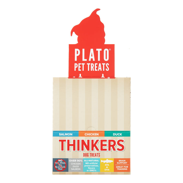 Plato Pet Treats Thinkers Single Display Natural Dog Chews - 36 ct Display