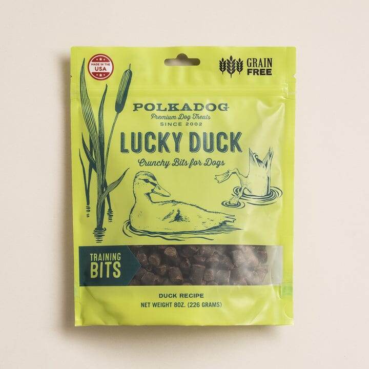 Polka Dog Bakery Lucky Duck Bits -Dehydrated Dog Treats 5 Lbs Bulk  