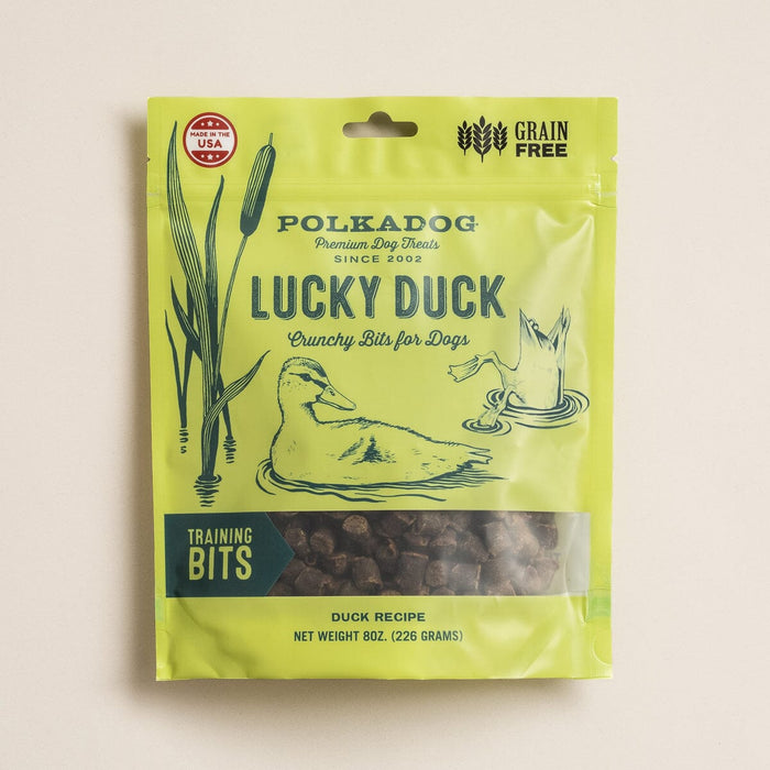 Polka Dog Bakery Lucky Duck Bone Bits Dehydrated Dog Treats - 5 Lbs Bulk