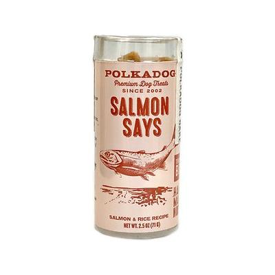 Polka Dog Bakery Salmon Says Training Bits Dehydrated Dog Treats - 2 Oz Tube
