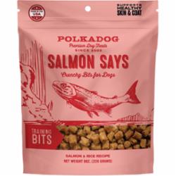 Polka Dog Bakery Salmon Says Training Bits Dehydrated Dog Treats - 8 Oz PC  