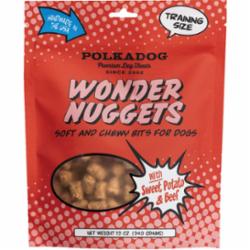 Polka Dog Bakery Wonder Nuggets Beef Jerky Dog Treats - 12 Oz