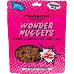 Polka Dog Bakery Wonder Nuggets Turkey Chewy Dog Treats - 12 Oz  