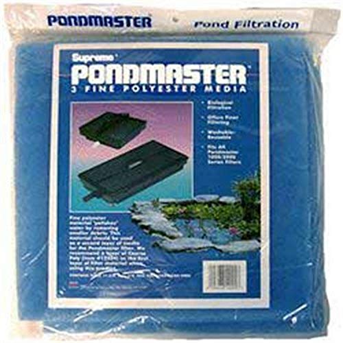 Pondmaster Blue Polyester Pads for 1000/2000 Submersible Filter Units - 3 pk