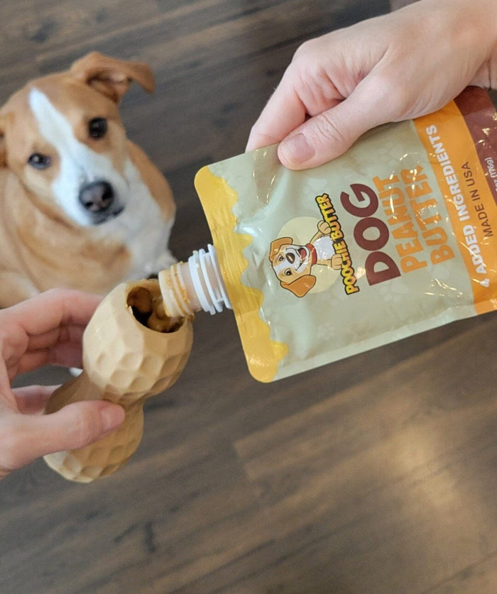 Poochie Butter Peanut Butter & Blueberry Natural Dog Treats - 8 Oz