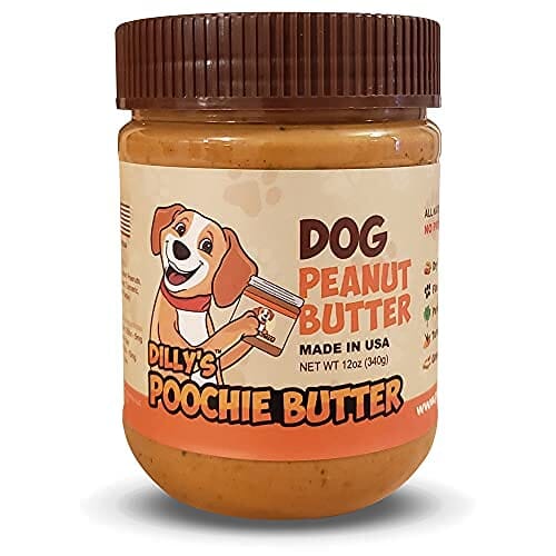 Poochie Butter Regular Jar Natural Dog Treats - 12 Oz  