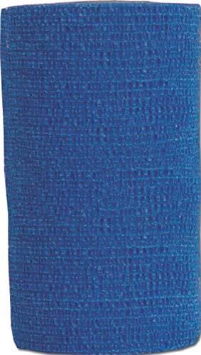 Powerflex Cohesive Bandage - Blue - 4 In X 5 Yd - 18 Pack