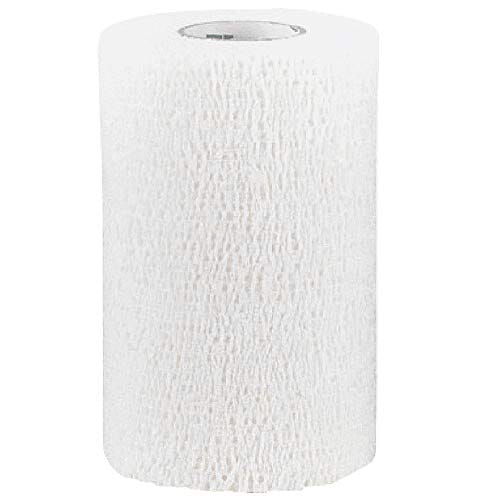 Powerflex Cohesive Bandage Bulk - White - 4 In X 5 Yd - 100 Pack  