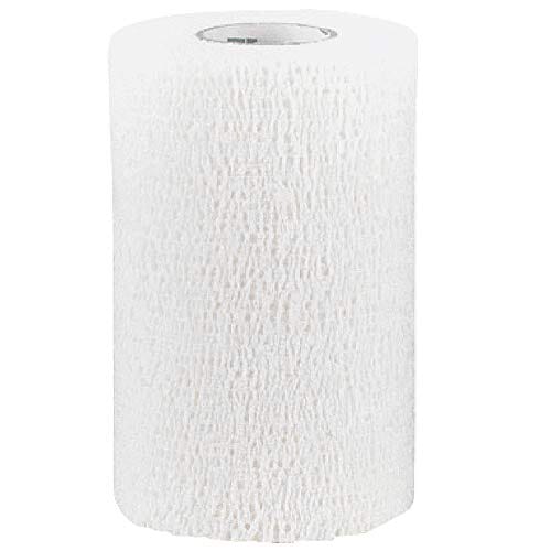 Powerflex Cohesive Bandage - White - 4 In X 5 Yd - 18 Pack