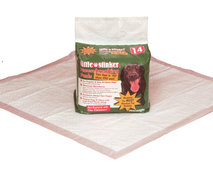 Precision Pet Products Little Stinker House Breaking Pads - 14 Pack