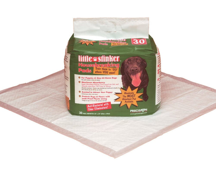 Precision Pet Products Little Stinker House Breaking Pads - 30 Pack