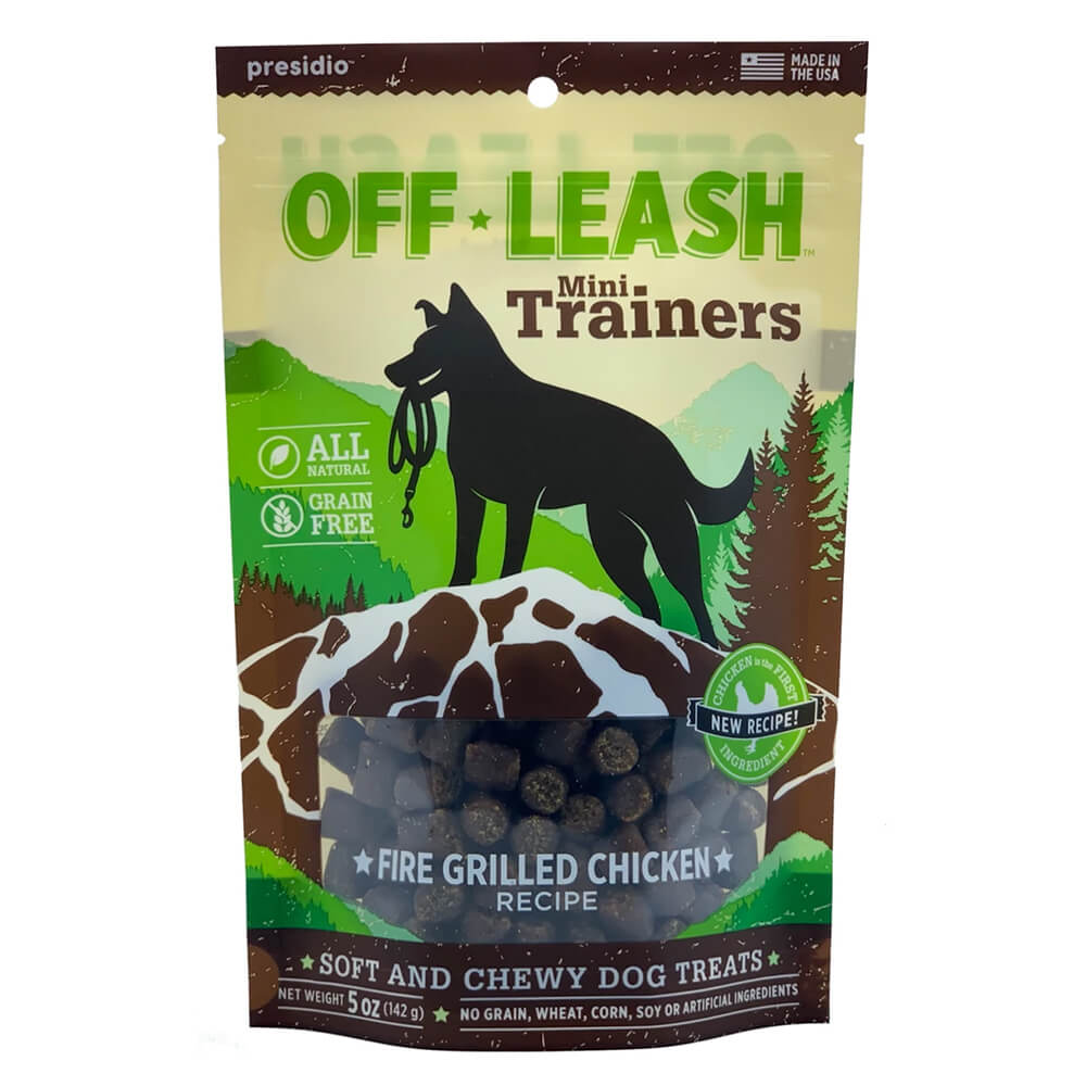 Presidio Natural OffLeash USA Grilled Chicken Dog Chewy Treats - 5 Oz  