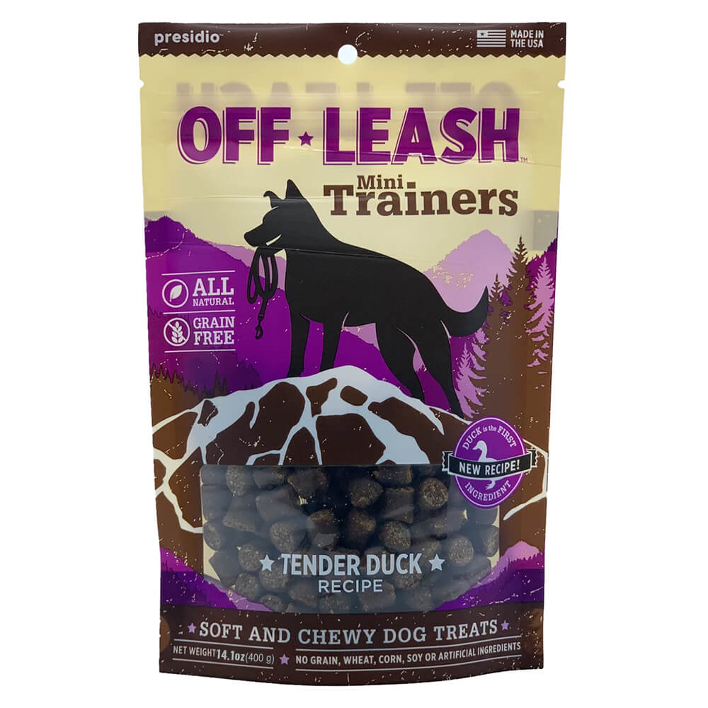 Presidio Natural OffLeash USA Tender Duck Dog Chewy Treats - 14 Oz  