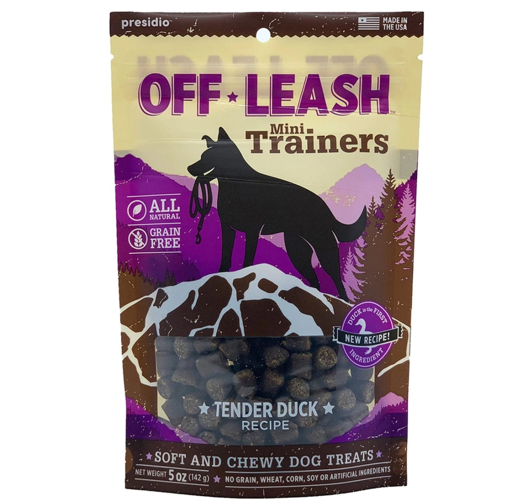 Presidio Natural OffLeash USA Tender Duck Dog Chewy Treats - 5 Oz  