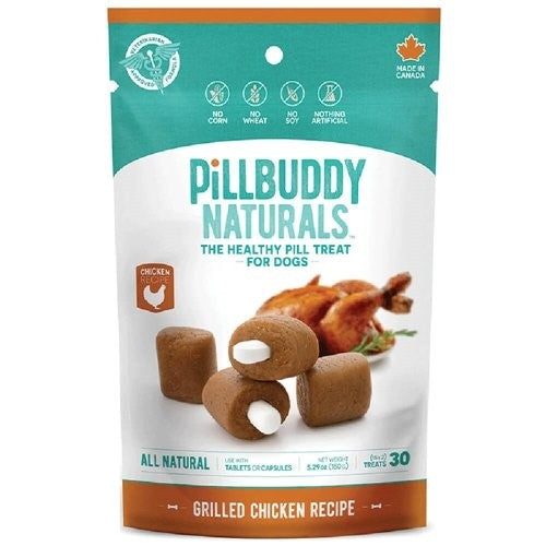 Presidio Natural Pill Buddy Natural Chicken Dog Chewy Treats - 150 Grams  