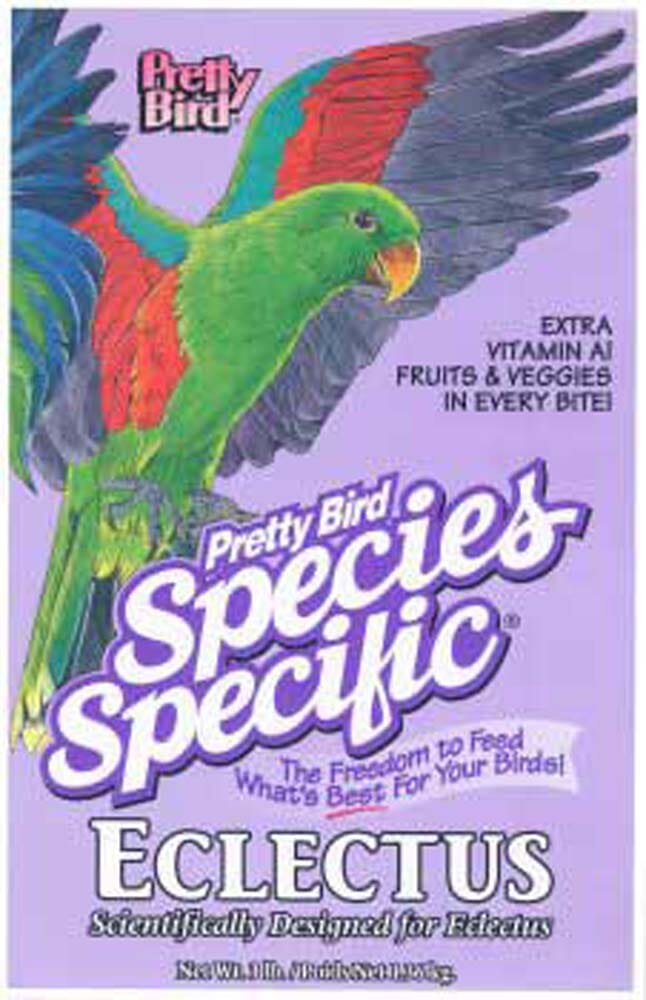 Pretty Bird International Species Specific Eclectus Pelleted Bird Food - 3 lb
