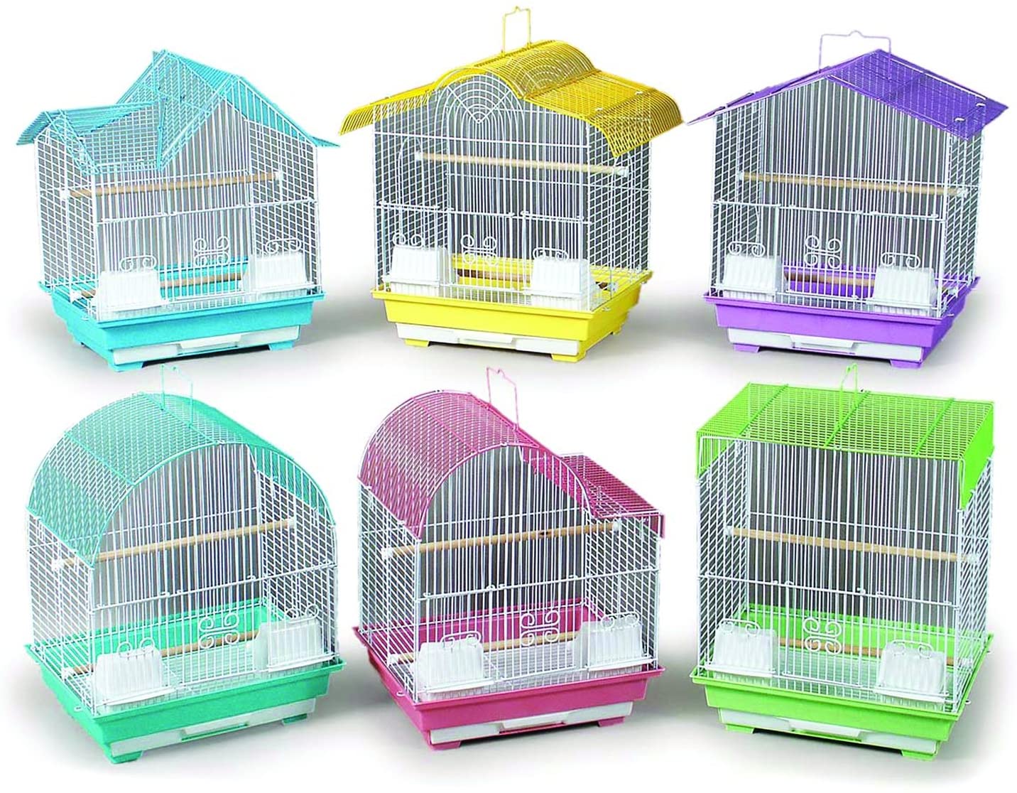 Prevue Hendryx Assorted Parakeet Bird Cages - Multipack - 13.5