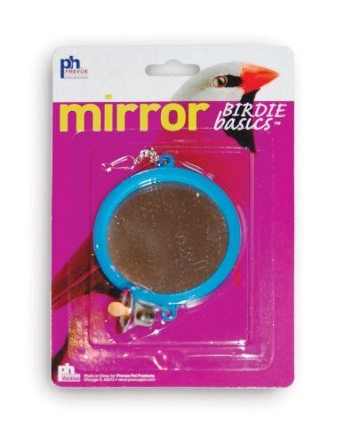 Prevue Hendryx Birdie Basics 2-Sided Mirror with Bell  