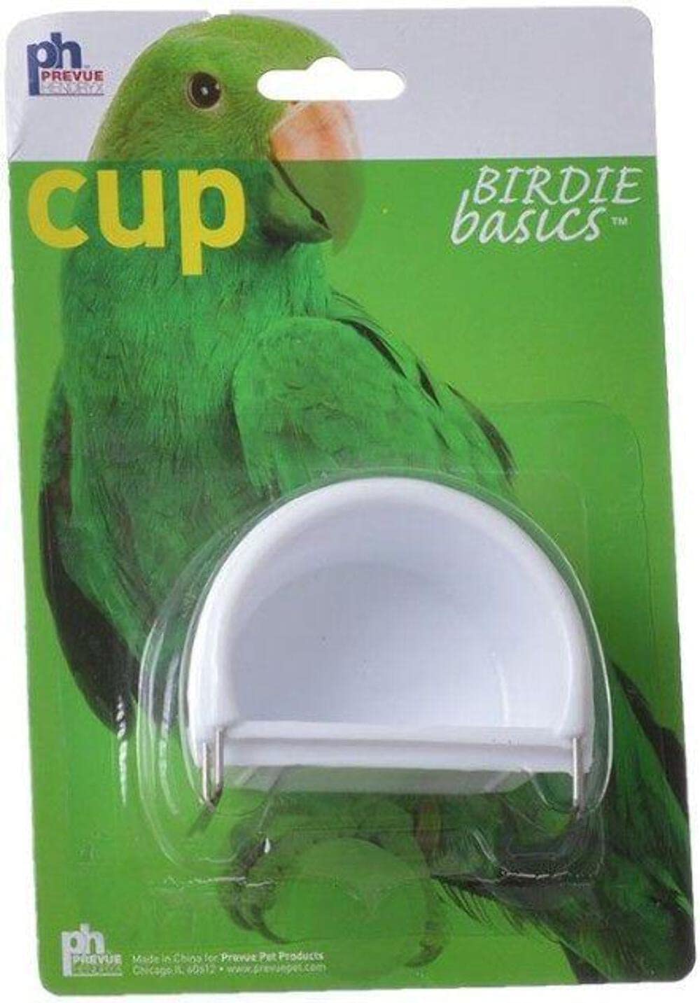 Prevue Hendryx Birdie Basics Hanging Half-Round Bird Cage Cup - Small  