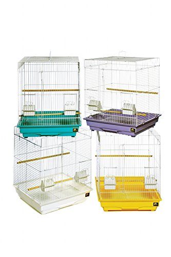 Prevue Hendryx Cockatiel Bird Cage - Assorted Colors - Multipack - 18" x 18" x 24" - Pack of 4  