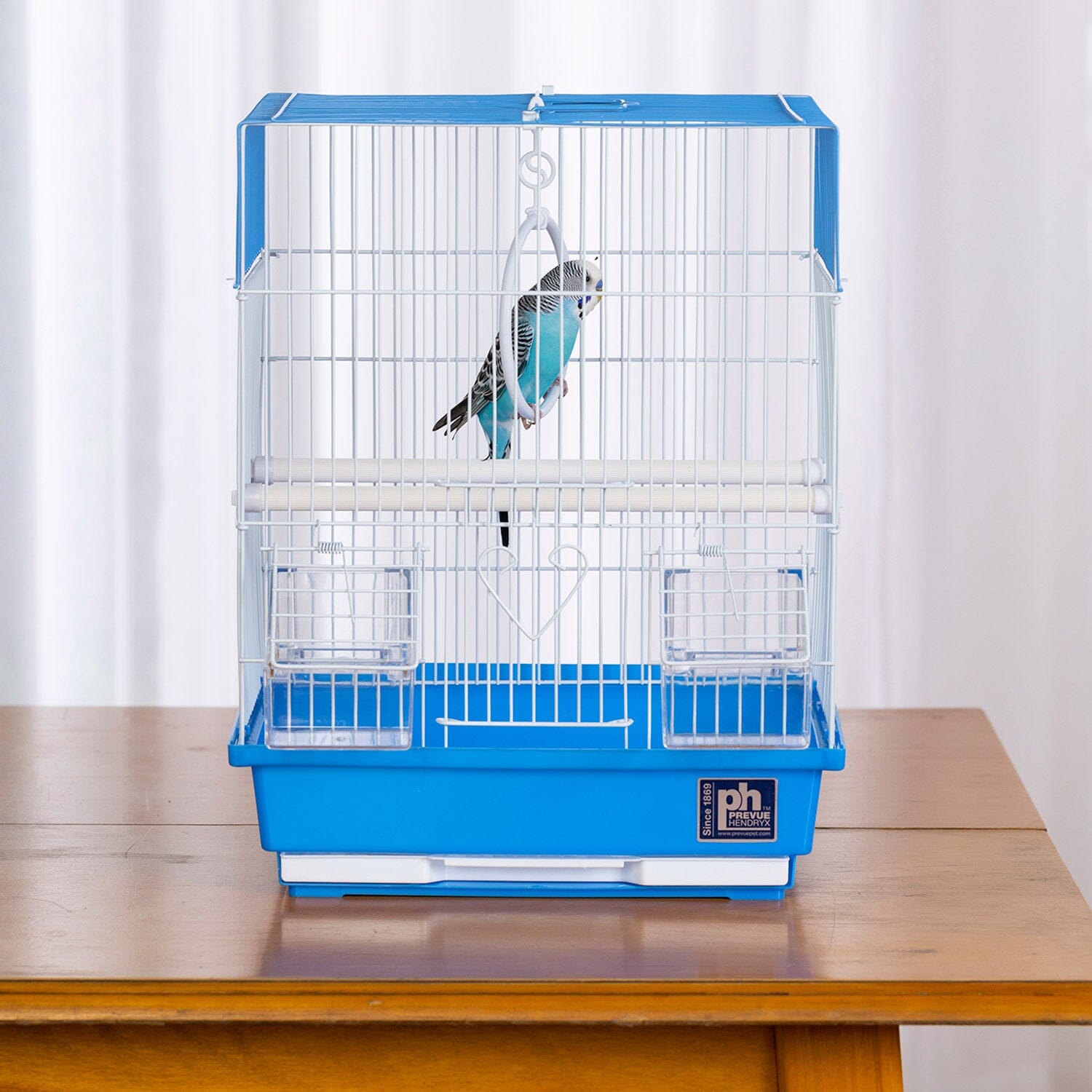 Prevue Hendryx House Style Parakeet Bird Cage - Blue - 12" x 9" x 15"  