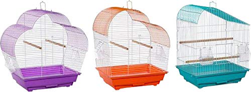 Prevue Hendryx Palm Beach Budgie Collection - 3 pk - Assorted Colors - Pack of 3  