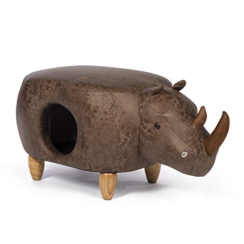 Prevue Hendryx Rhinoceros Ottoman  