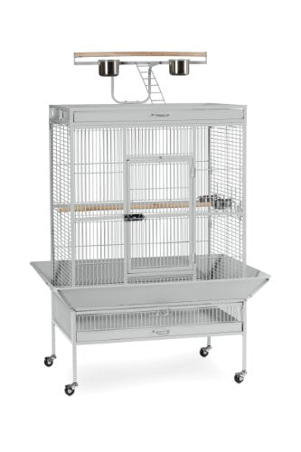 Prevue Hendryx Select Bird Cage - Pewter White - 35.375