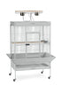 Prevue Hendryx Select Bird Cage - Pewter White - 35.375" x 23.5" x 67"  