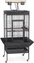 Prevue Hendryx Wrought Iron Select Bird Cage with Playtop - Black - 24" x 20" x 60"  